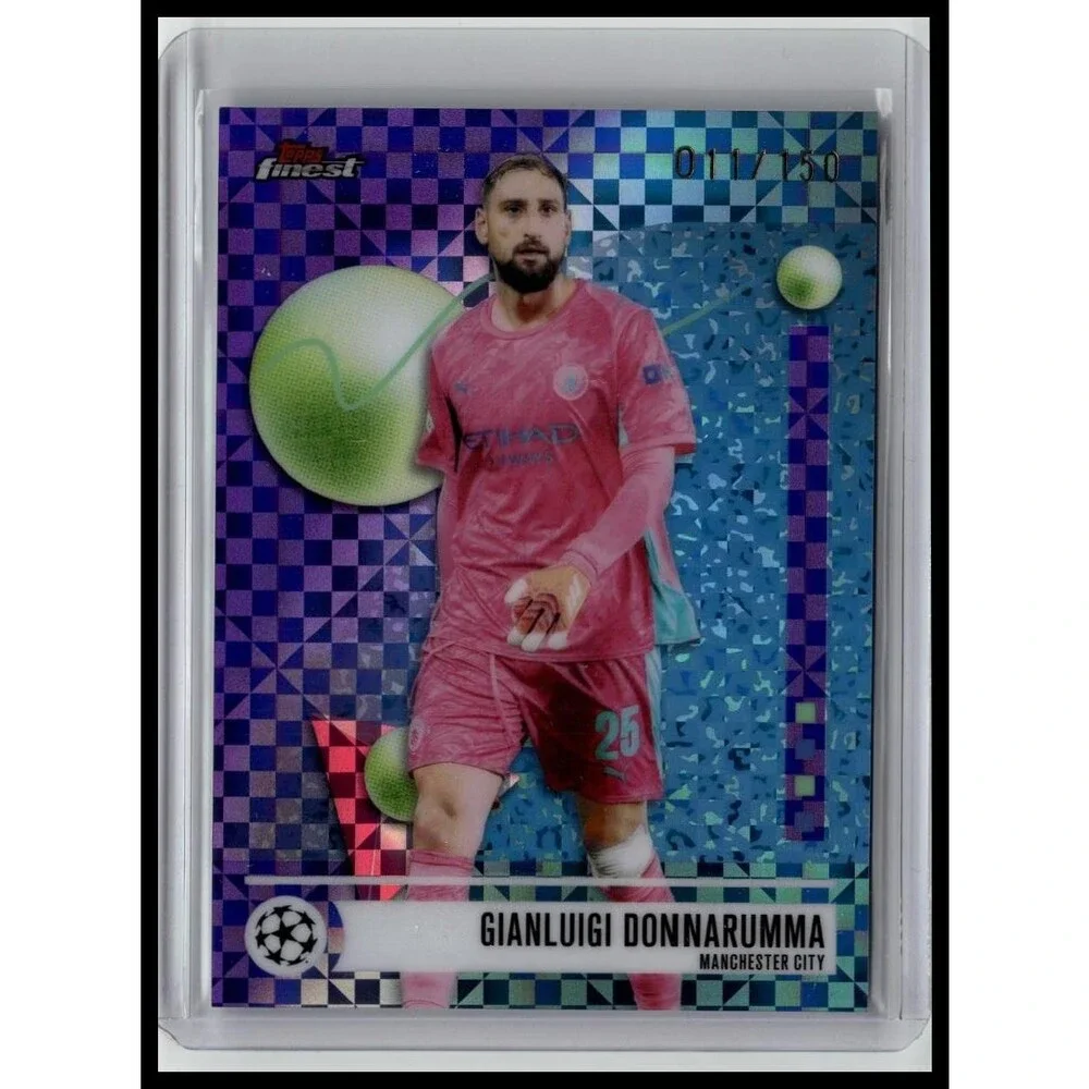 2026 Topps Disney Chrome Gianluigi Donnarumma Manchester City /150 Purple